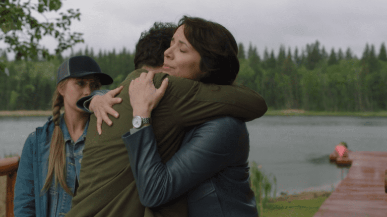 Shane reuniting with Amy and Lou at Heartland Ranch